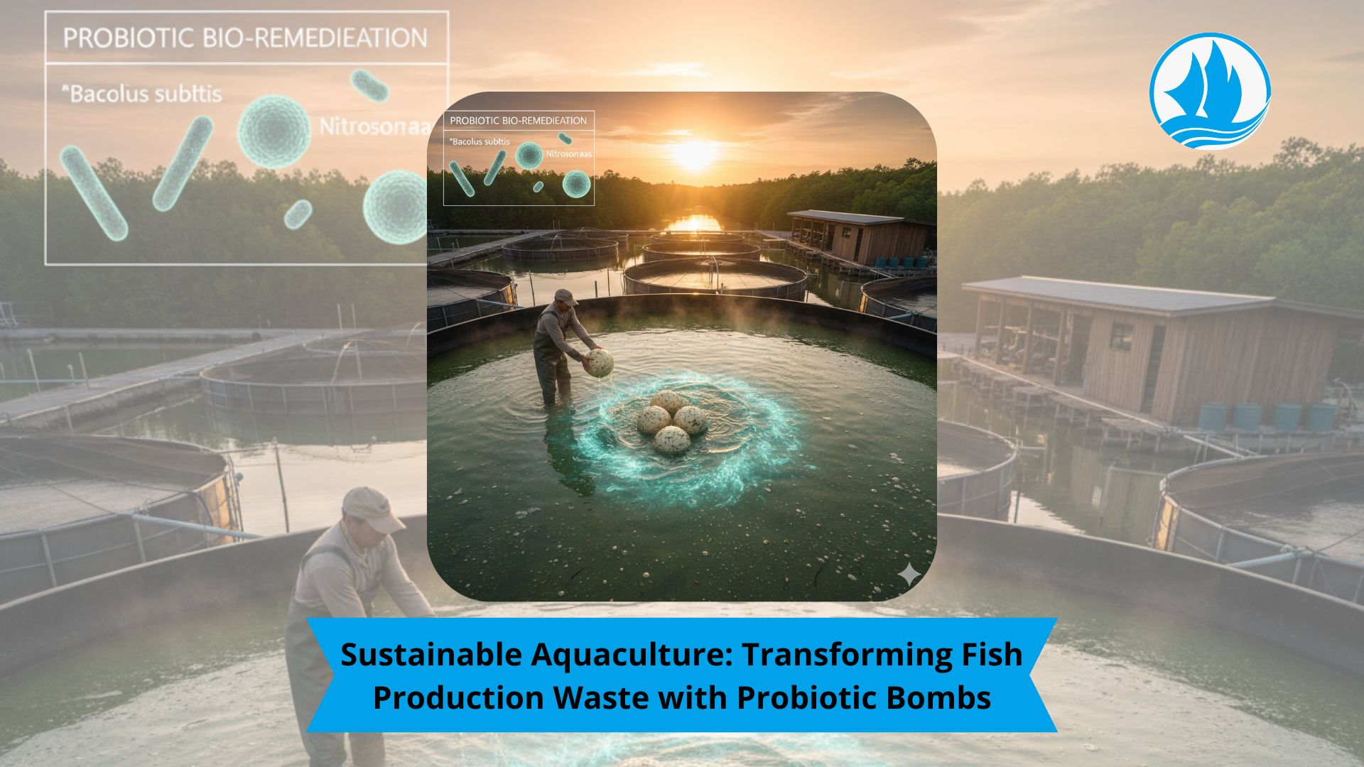 Sustainable Aquaculture: Transforming Fish Production Waste with Probiotic Bombs